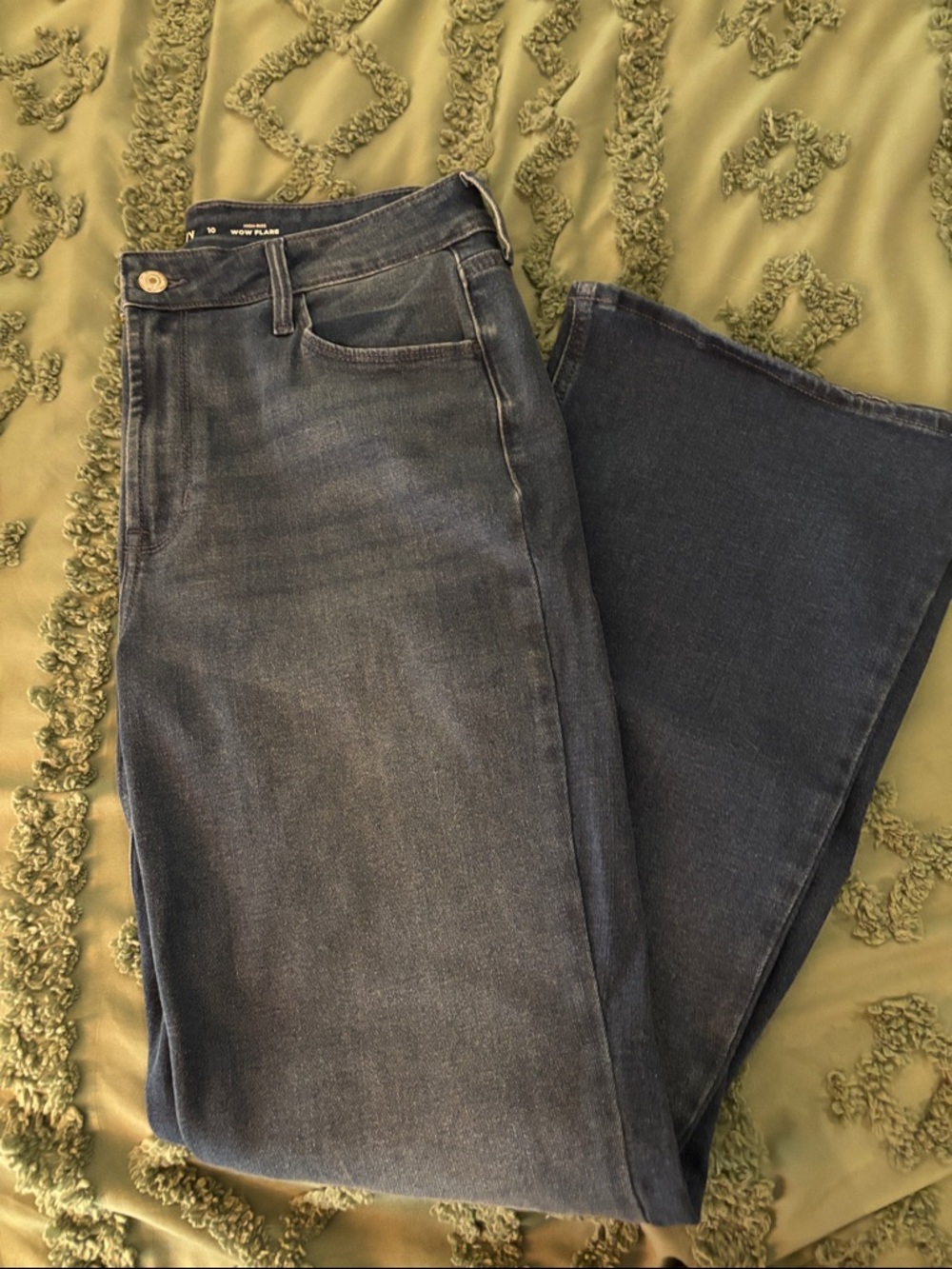 Old Navy Women's Dark Wash Wide-Leg Jeans/ Never Worn!